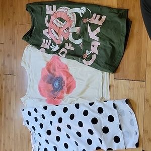3 long sleeve old navy girls shirts